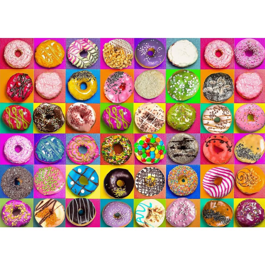 1000pc Donut Jigsaw Puzzle: $9 1000pc Donut Jigsaw Puzzle: $9