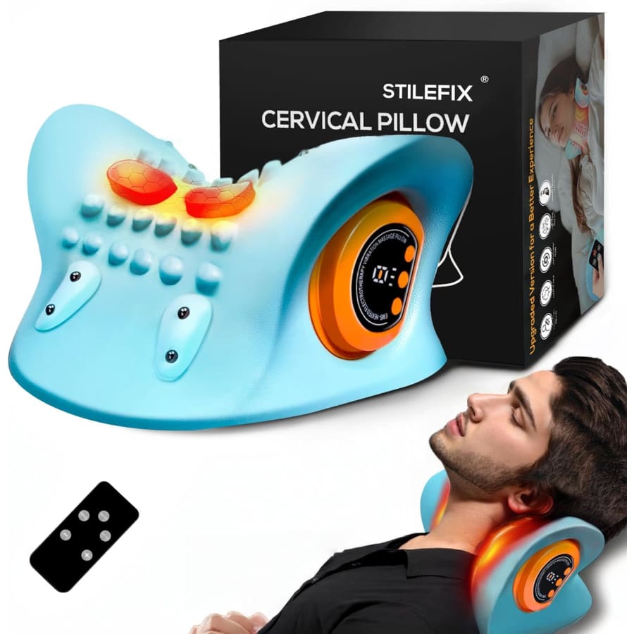 Neck Massager Pillow with Heat: $22