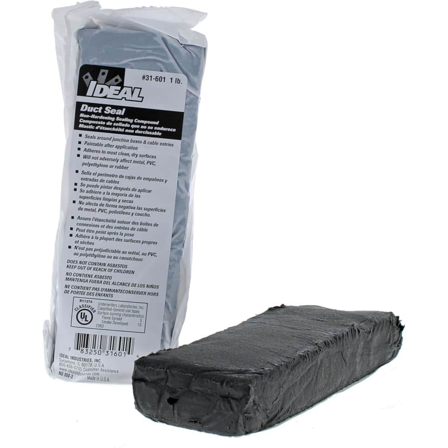 Ideal Electric Duct Seal 1-lb. Block: $5 Ideal Electric Duct Seal 1-lb. Block: $5