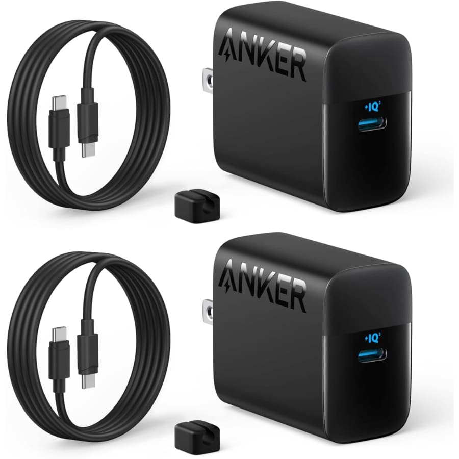 Anker 45W USB-C Charger Block 2-Pack: $22 Anker 45W USB-C Charger Block 2-Pack: $22
