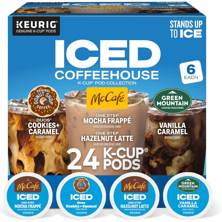 Iced Coffeehouse K-Cup 24-Pack: $9.55 via Sub. & Save Iced Coffeehouse K-Cup 24-Pack: $9.55 via Sub. & Save
