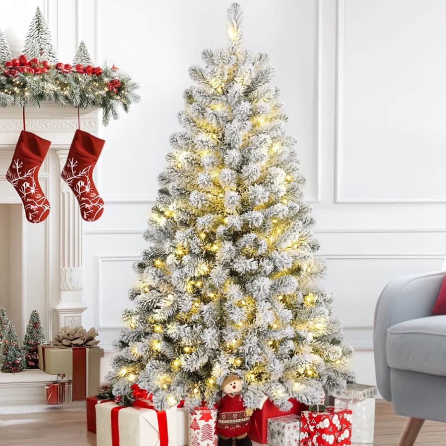 Qunler 4-Foot Pre-Lit Artificial Christmas Tree: $39.89 Qunler 4-Foot Pre-Lit Artificial Christmas Tree: $39.89
