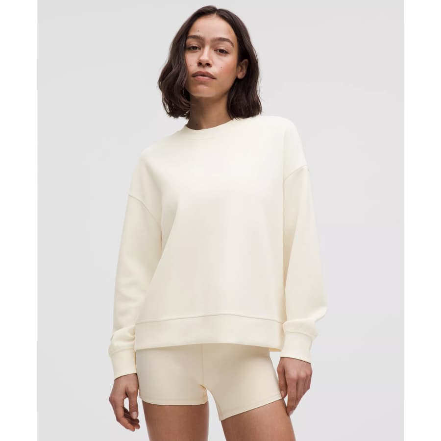 lululemon Women's Softstreme Crewneck Oversized Pullover: $59 lululemon Women's Softstreme Crewneck Oversized Pullover: $59