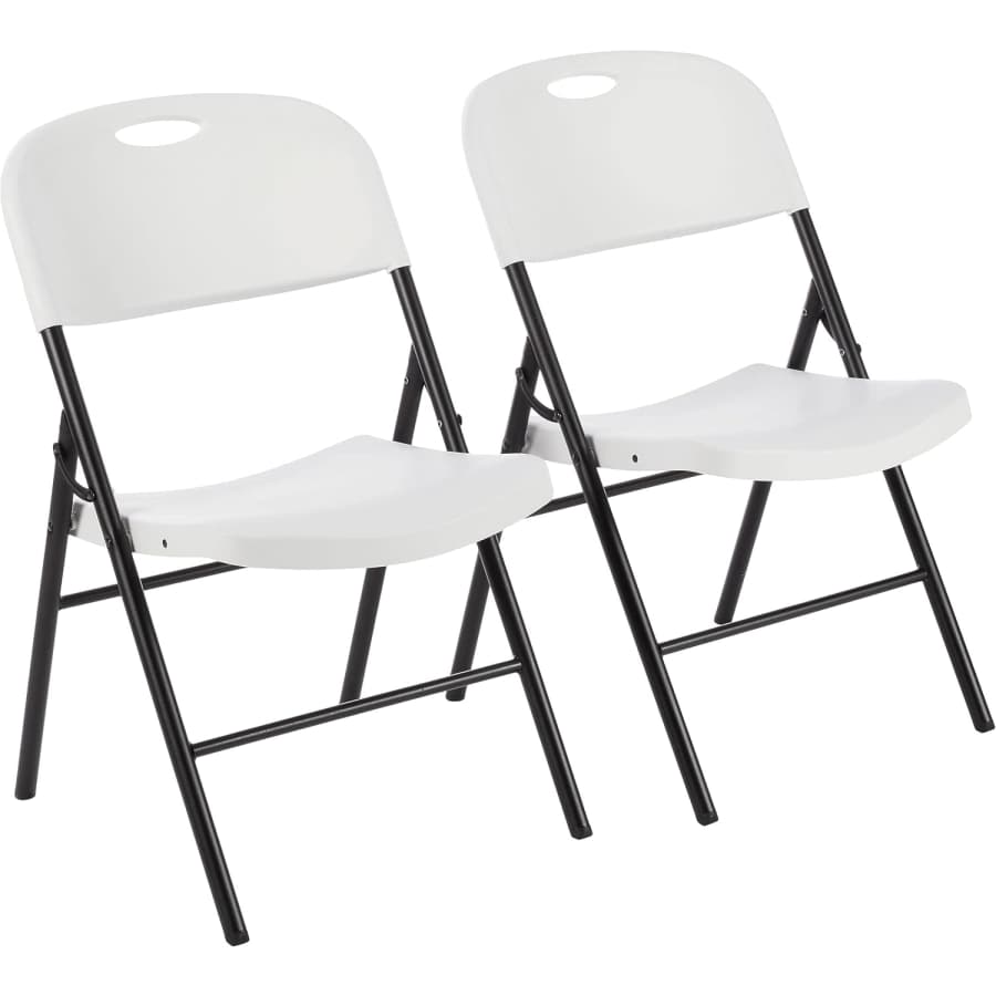 Amazon Basics Folding Plastic Chair 2-Pack: $42 Amazon Basics Folding Plastic Chair 2-Pack: $42