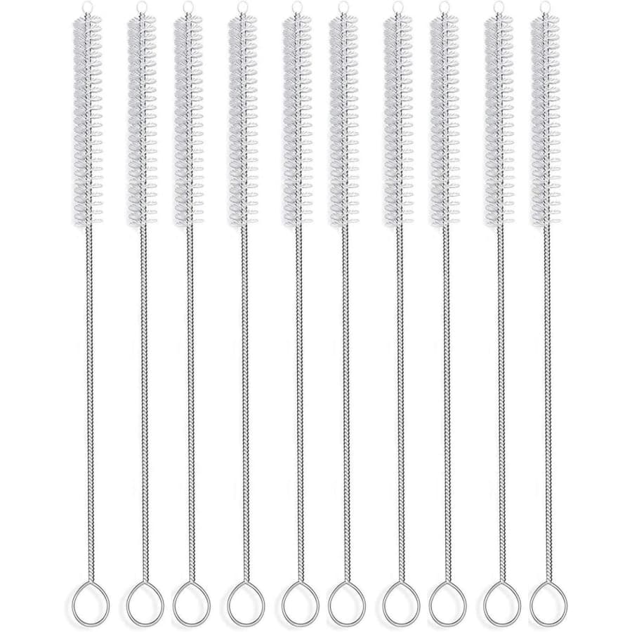 10" Long Straw Tube Cleaner Brush 10-Pack: $6.78