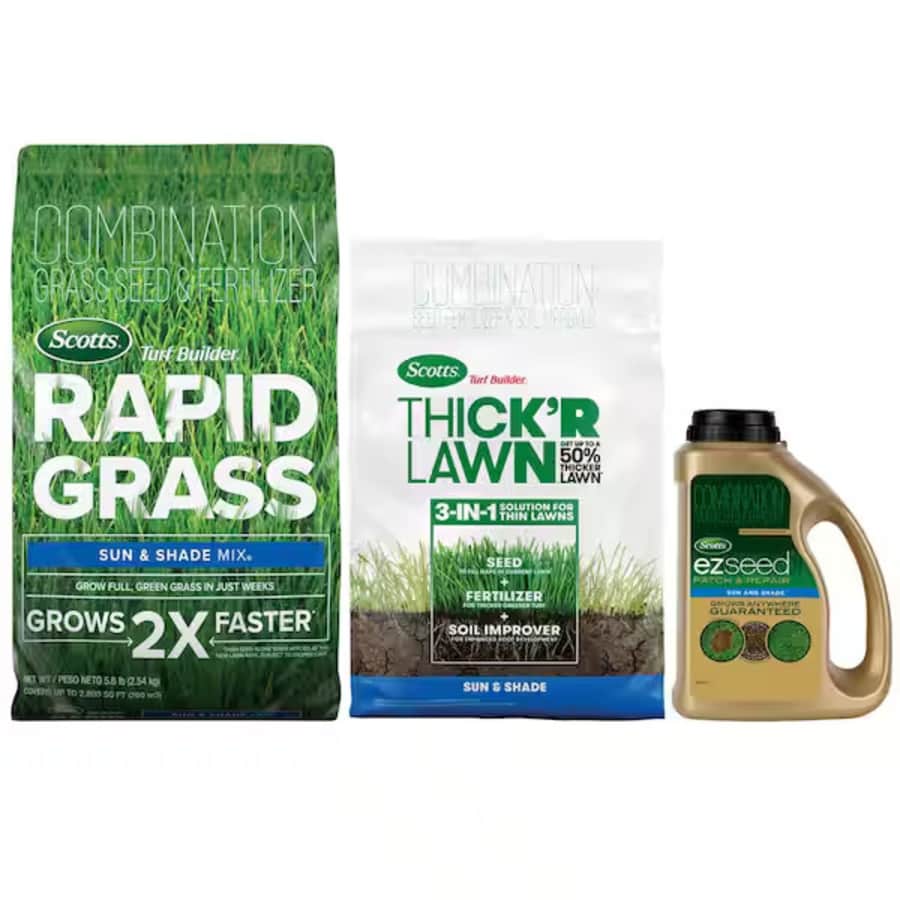 Scotts Turf Builder Grass Seed Annual Program Sun and Shade Mix 4,000-Sq. Ft. Bundle: $50.97 Scotts Turf Builder Grass Seed Annual Program Sun and Shade Mix 4,000-Sq. Ft. Bundle: $50.97