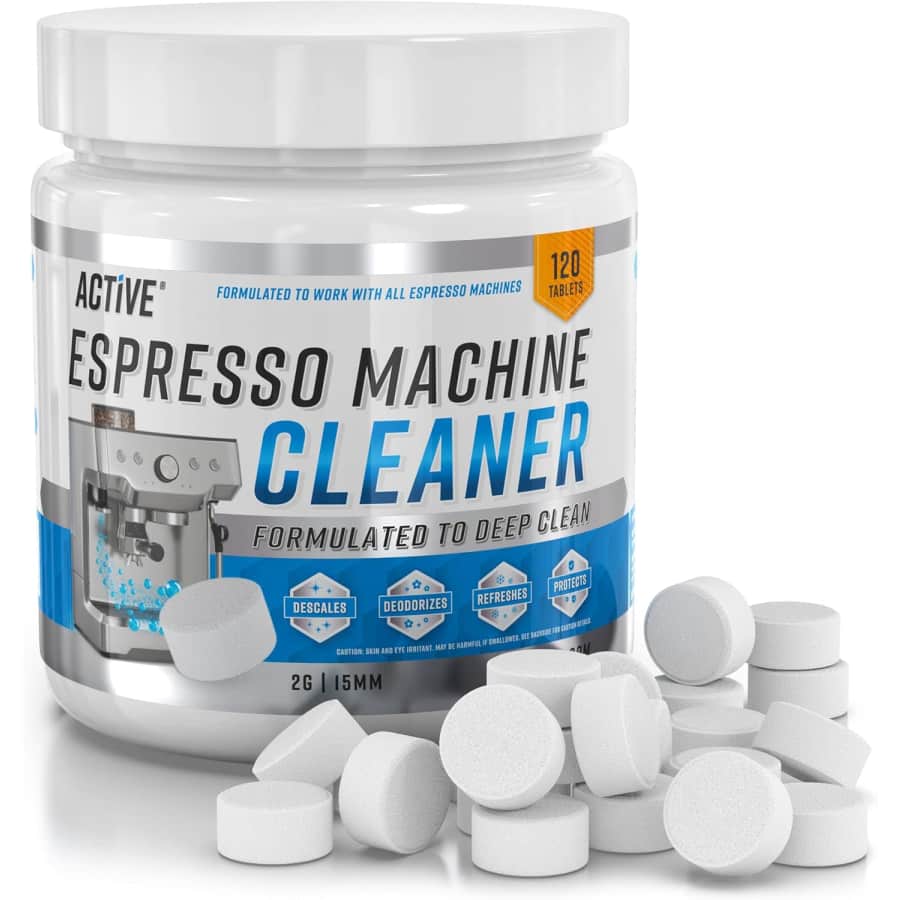 Active Espresso Machine Cleaning Tablet 120-Pack: $15 Active Espresso Machine Cleaning Tablet 120-Pack: $15