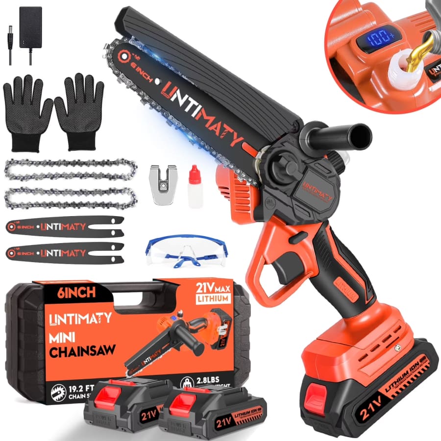 Untimaty 6" Mini Chainsaw: $26.59