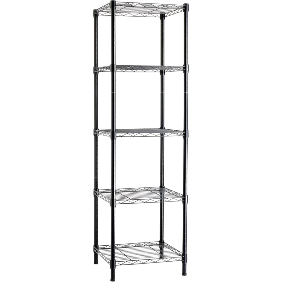 Amazon Basics 5-Tier Adjustable Shelving Unit: $27.29 Amazon Basics 5-Tier Adjustable Shelving Unit: $27.29