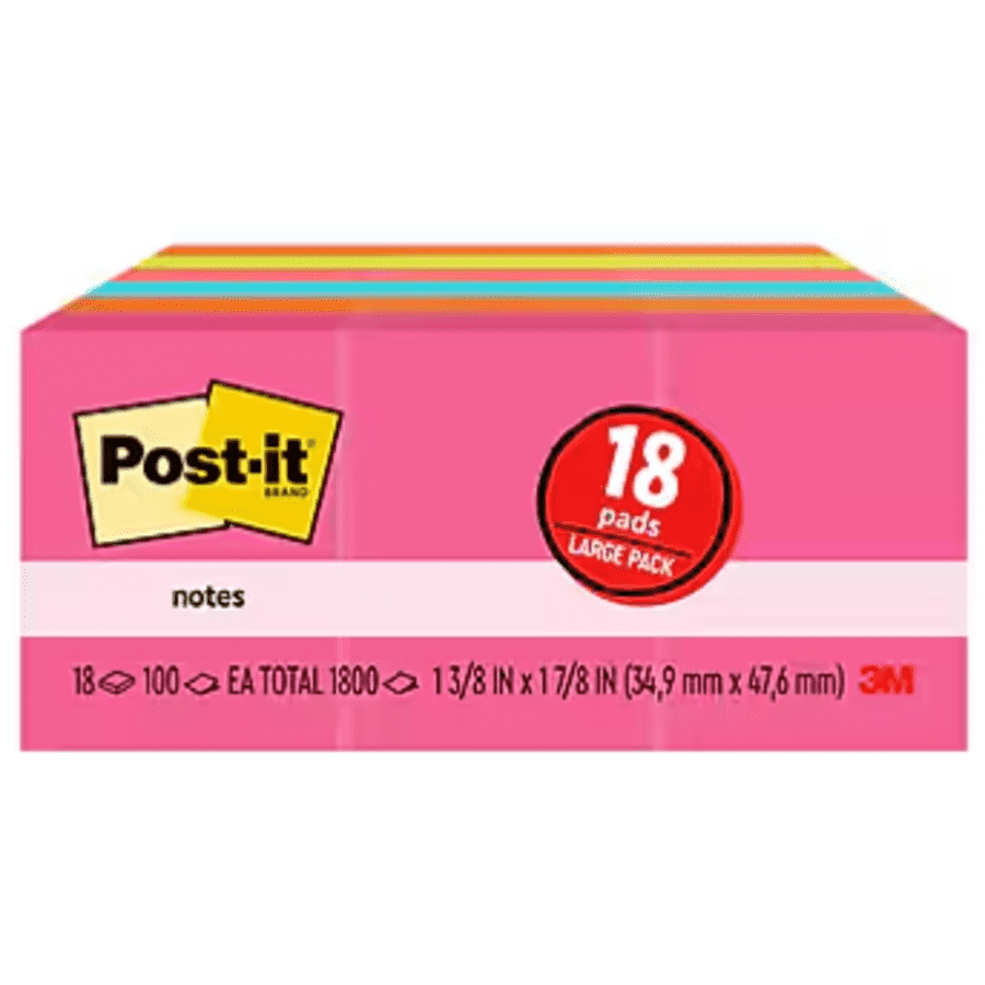 Post-it Sticky Notes Poptimistic Collection 18-Pack: $4.32 Post-it Sticky Notes Poptimistic Collection 18-Pack: $4.32
