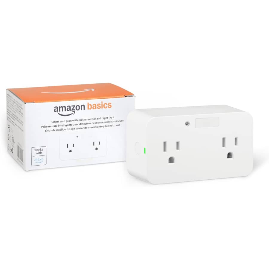 Amazon Basics Dual Smart Plug: $14 w/ Prime Amazon Basics Dual Smart Plug: $14 w/ Prime