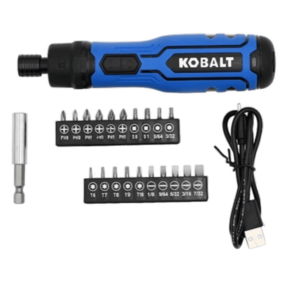 Kobalt 4-Volt Max 1/4" Cordless Screwdriver: $19.99 Kobalt 4-Volt Max 1/4" Cordless Screwdriver: $19.99