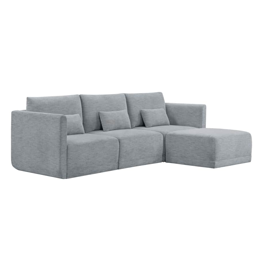 Beautiful by Drew Barrymore Modular Sectional Sofa with Ottoman: $598 Beautiful by Drew Barrymore Modular Sectional Sofa with Ottoman: $598