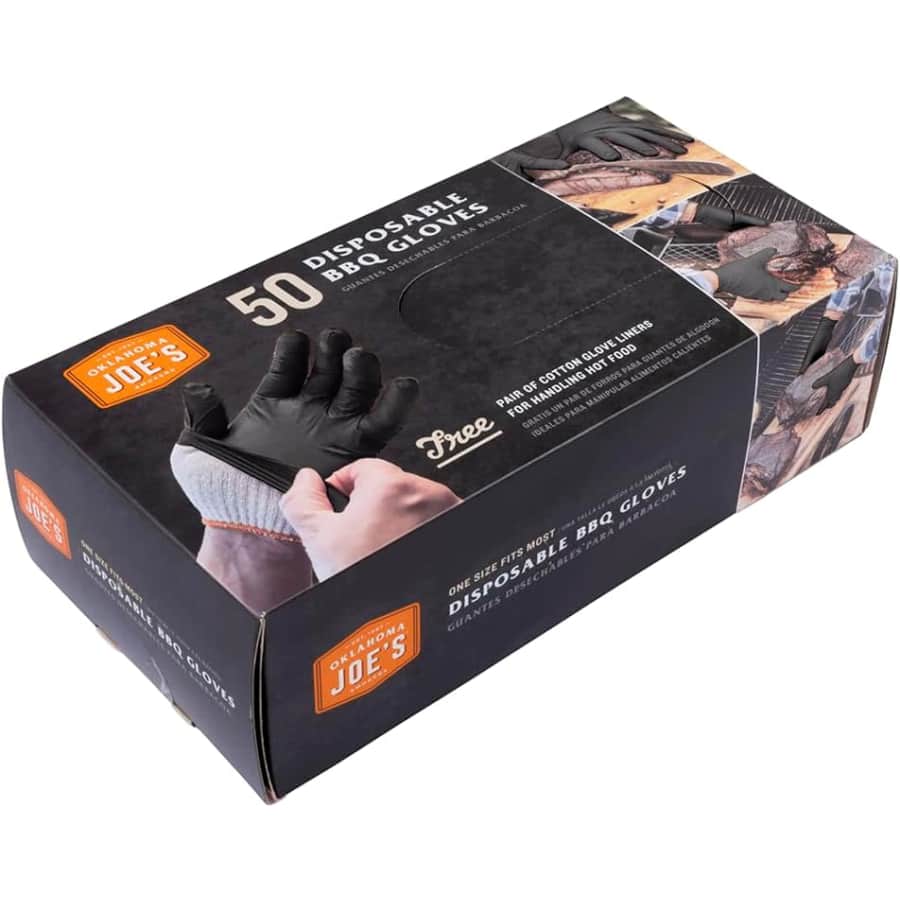Oklahoma Joe's Disposable BBQ Gloves 50-Pack: $10