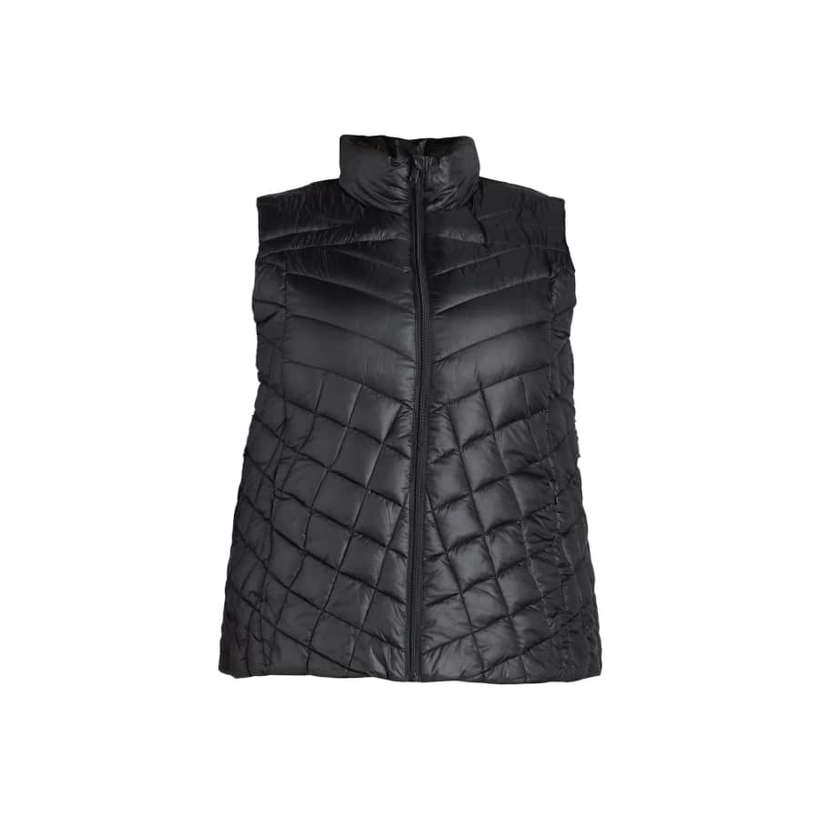Big Chill Women's Chevron Quilted Puffer Vest: $15 Big Chill Women's Chevron Quilted Puffer Vest: $15