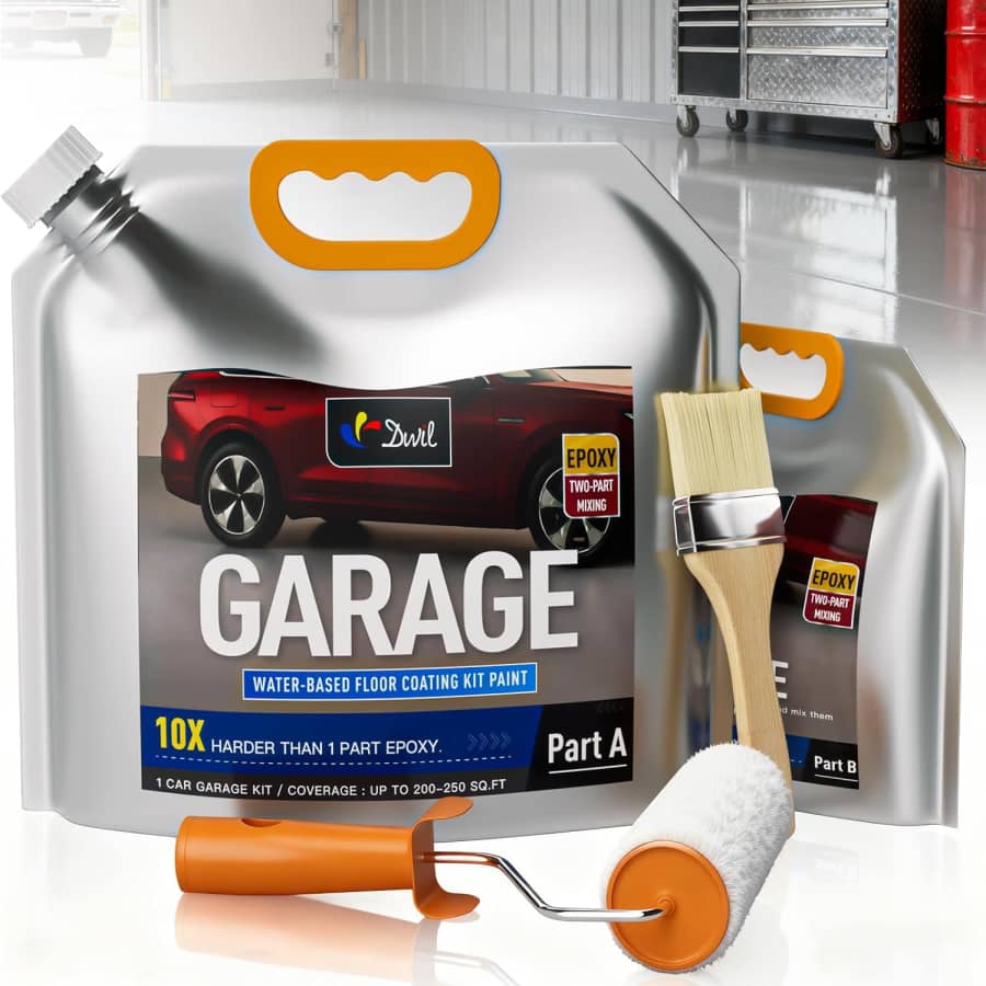 DWIL Garage Floor Epoxy Kit: $64.99 DWIL Garage Floor Epoxy Kit: $64.99