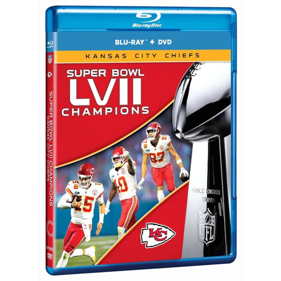 NFL Super Bowl LVII Champions: Kansas City Chiefs Blu-ray + DVD: $20