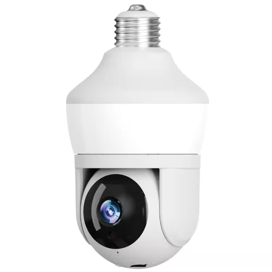 Sight Bulb Motion Detecting 360-Degree Indoor/Outdoor Wi-Fi Home Security Camera w/ Light: $19.94