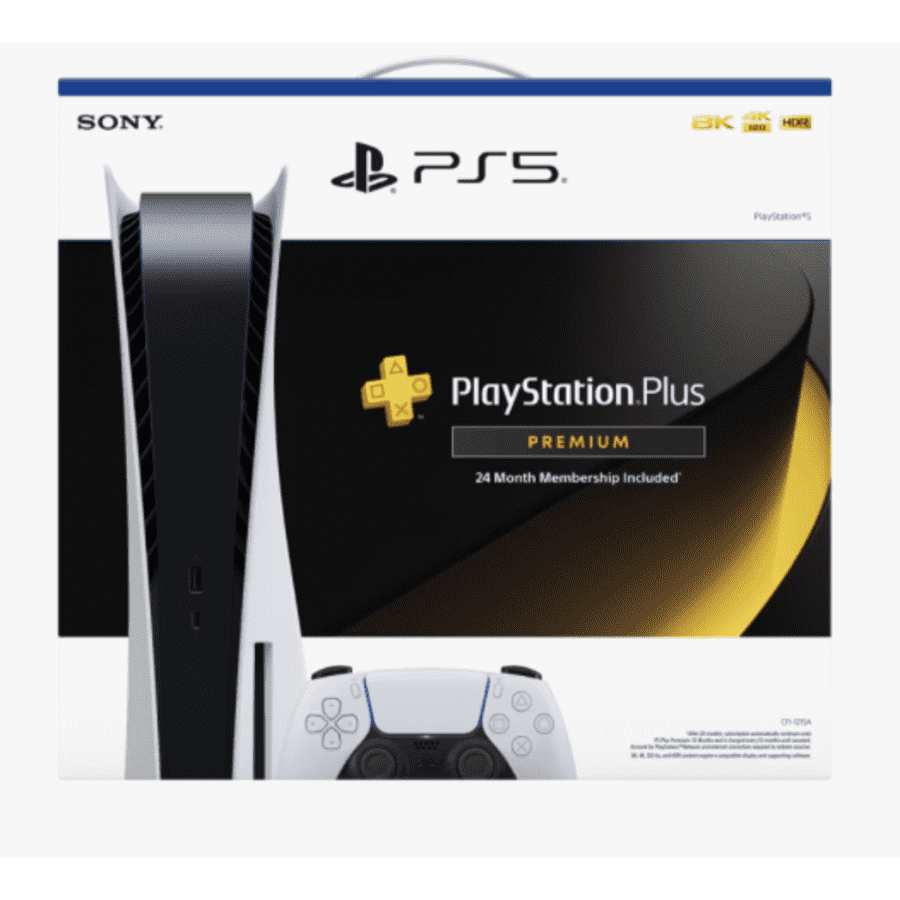 Sony PlayStation 5 Console w/ PlayStation Plus Premium 24-Month Subscription: $580 Sony PlayStation 5 Console w/ PlayStation Plus Premium 24-Month Subscription: $580