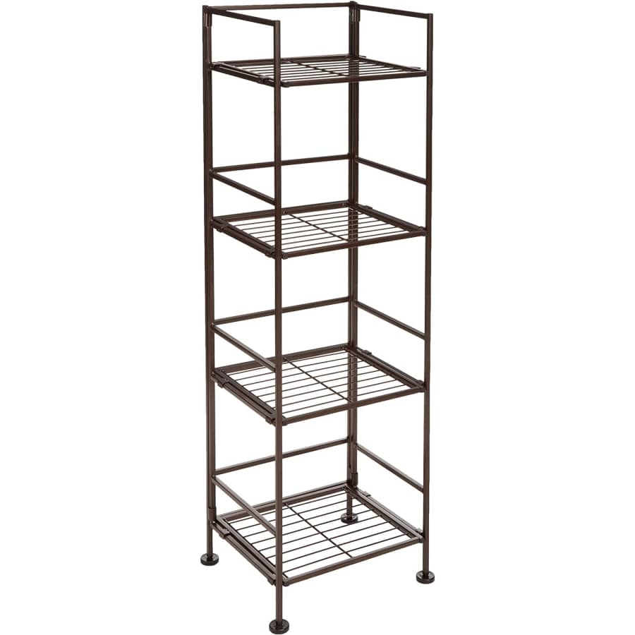 Amazon Basics 4-Tier Iron Tower Shelf: $29 w/ Prime