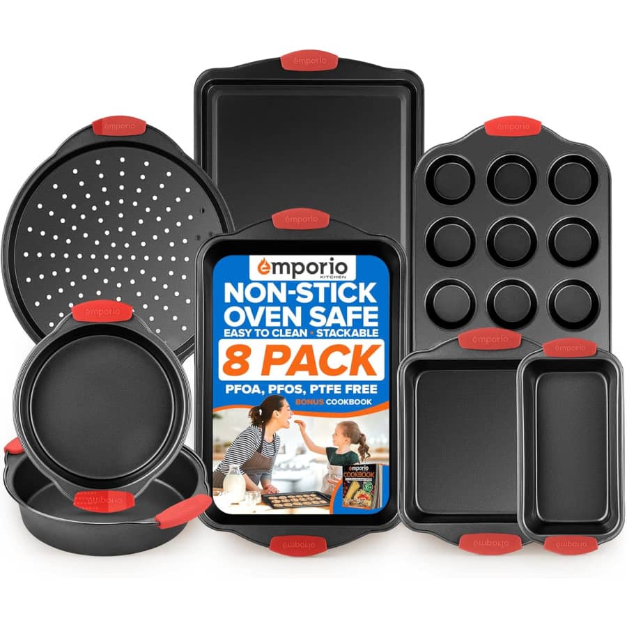 Emporio Kitchen 8-Piece Baking Pan Set: $30