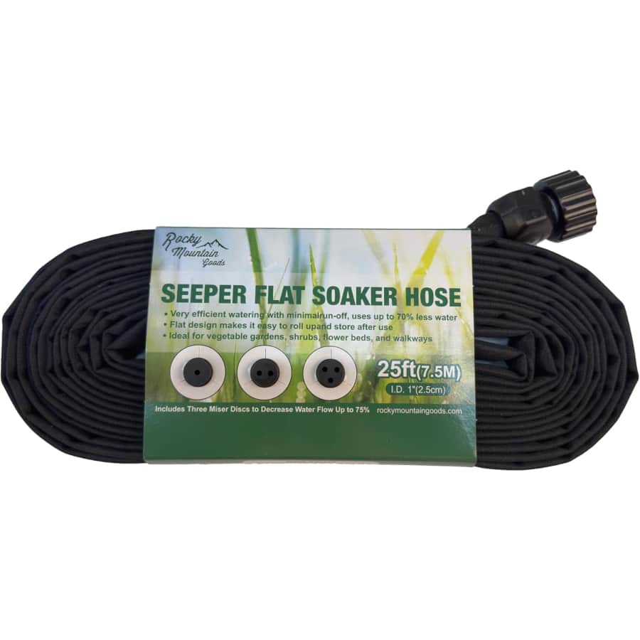 Rocky Mountain Goods 25-Foot Flat Soaker Hose: $9.99