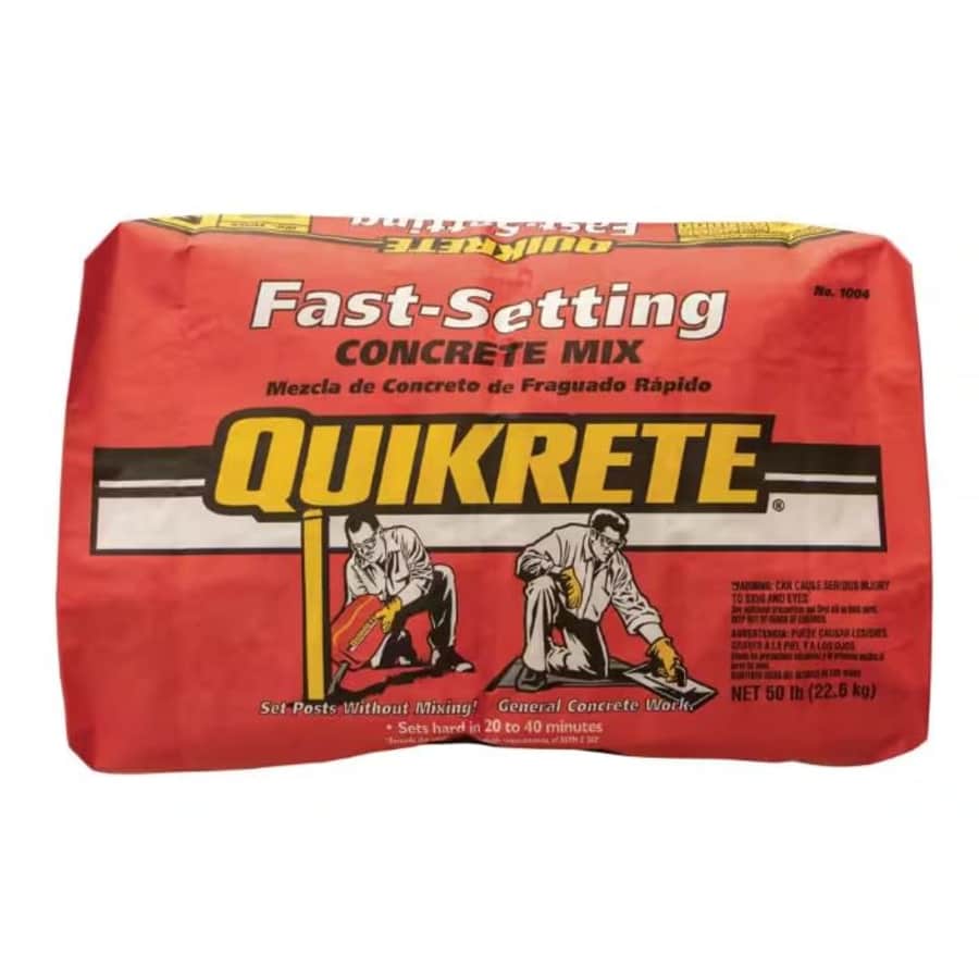 Quikrete 50 lb. Fast-Setting Concrete Mix: $6.91 Quikrete 50 lb. Fast-Setting Concrete Mix: $6.91