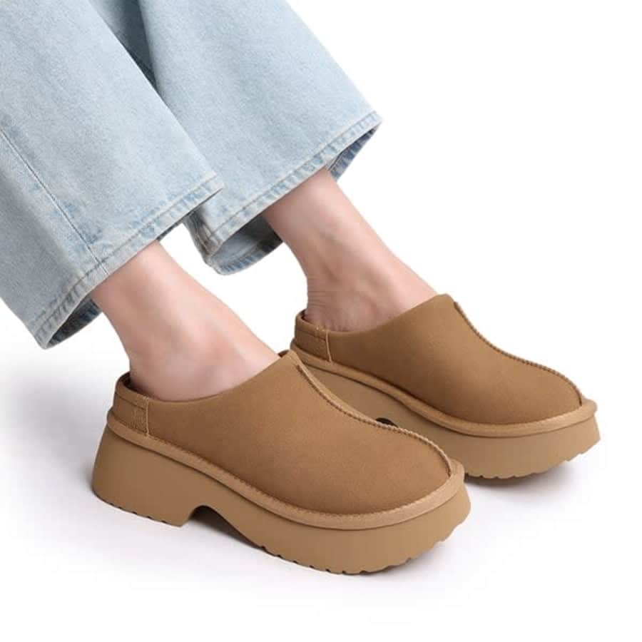 Dream Pairs Women's Geta-Inspired Slip-On Mules: $26.99 Dream Pairs Women's Geta-Inspired Slip-On Mules: $26.99