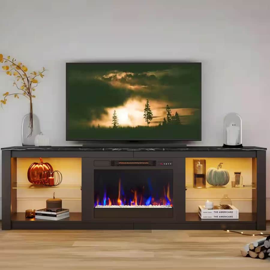 Bestier 70.8" Electric Fireplace TV Stand for up to 75" TVs: $194.99 Bestier 70.8" Electric Fireplace TV Stand for up to 75" TVs: $194.99