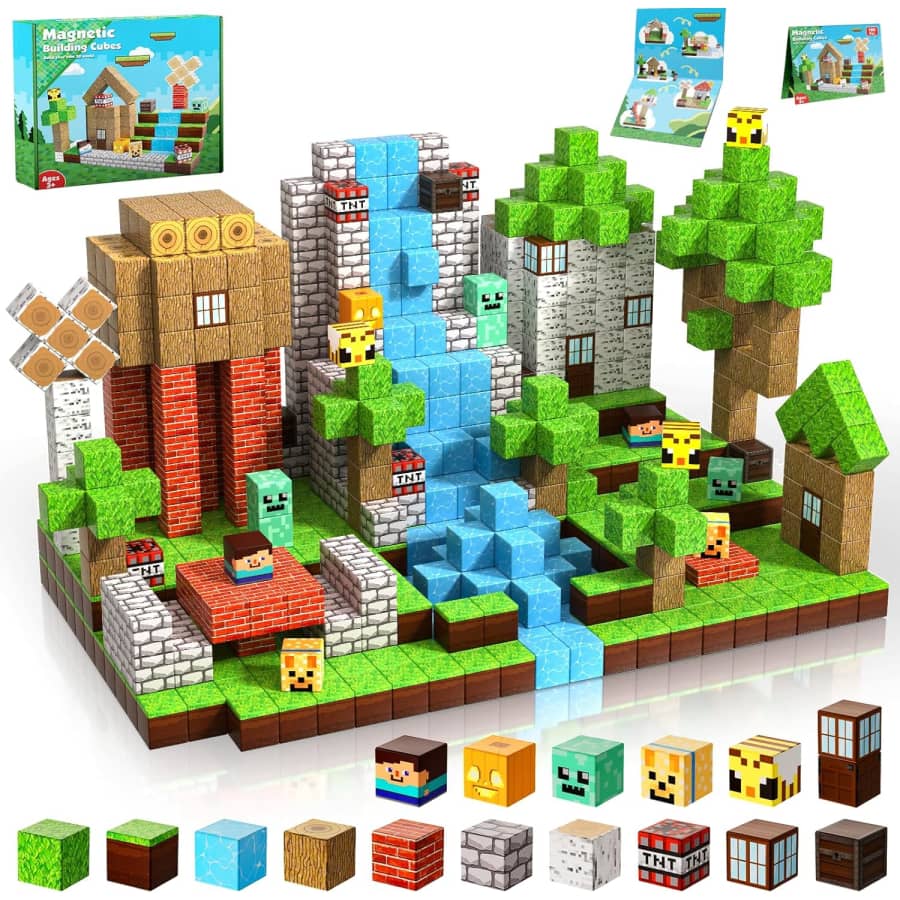 100-Piece Magnetic Forest World Set: $20