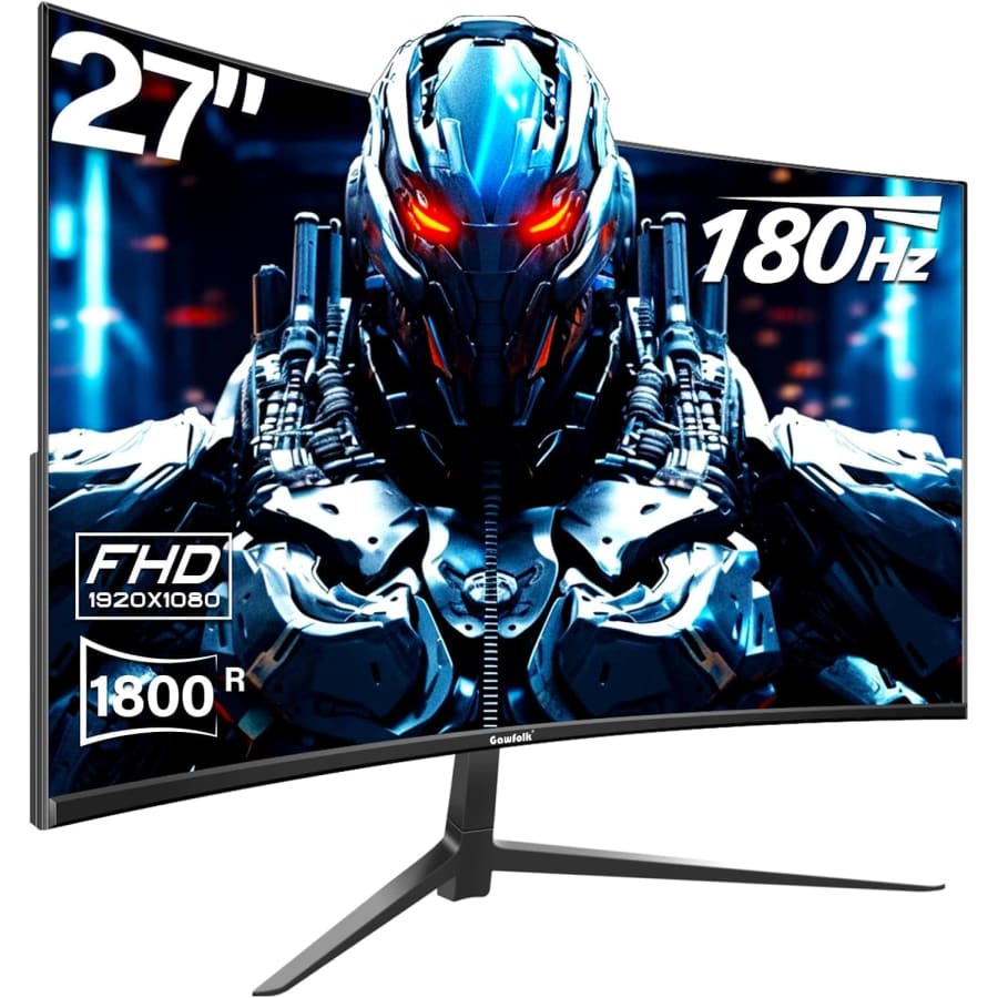 Gawfolk 27" 1080p Curved HDR 180Hz FreeSync Monitor: $86 Gawfolk 27" 1080p Curved HDR 180Hz FreeSync Monitor: $86