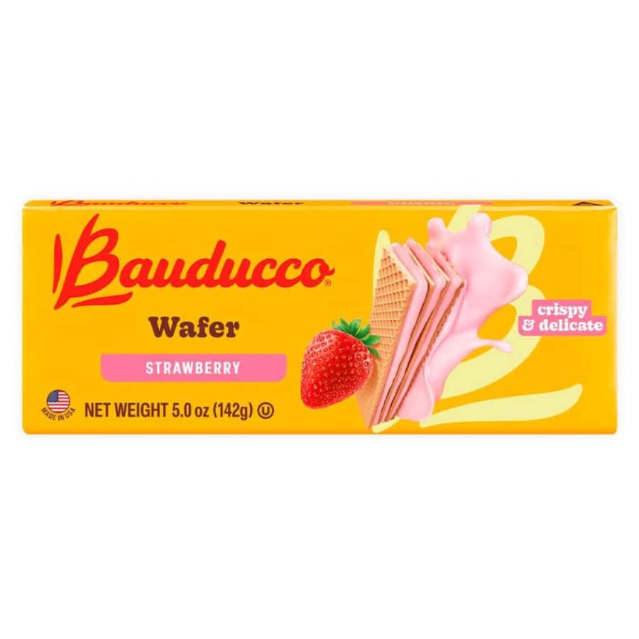 Bauducco Strawberry Wafers: 99 cents Bauducco Strawberry Wafers: 99 cents