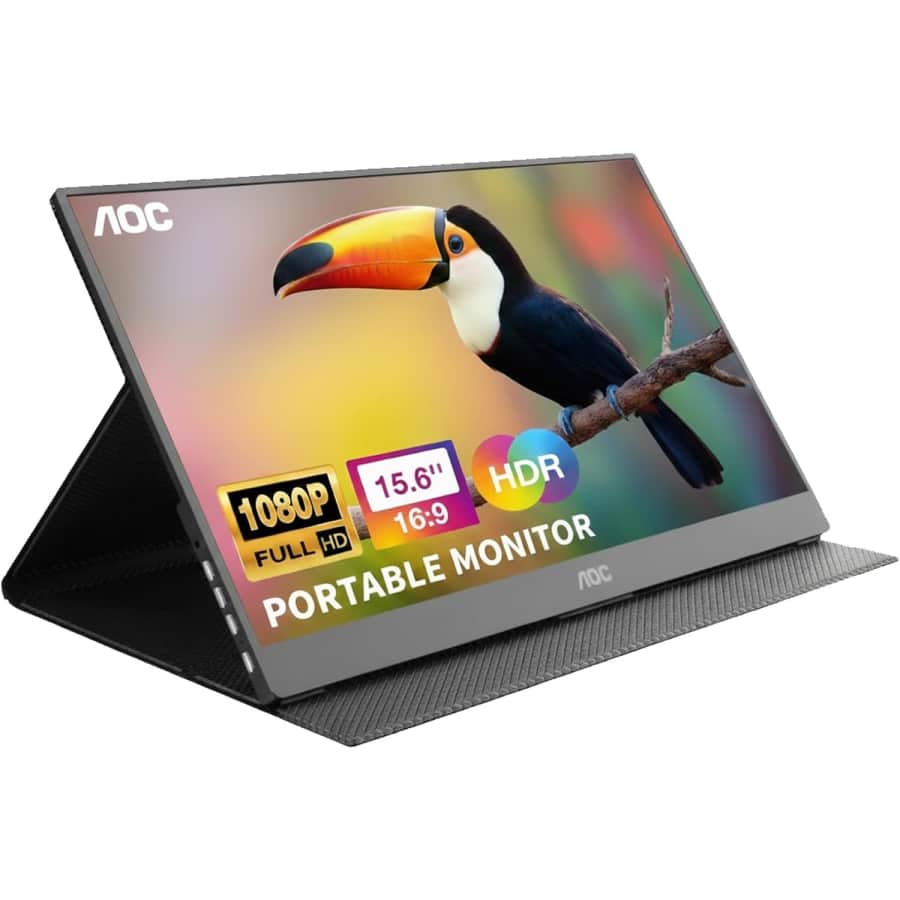AOC 16T20 15.6" 1080p Portable Monitor: $50