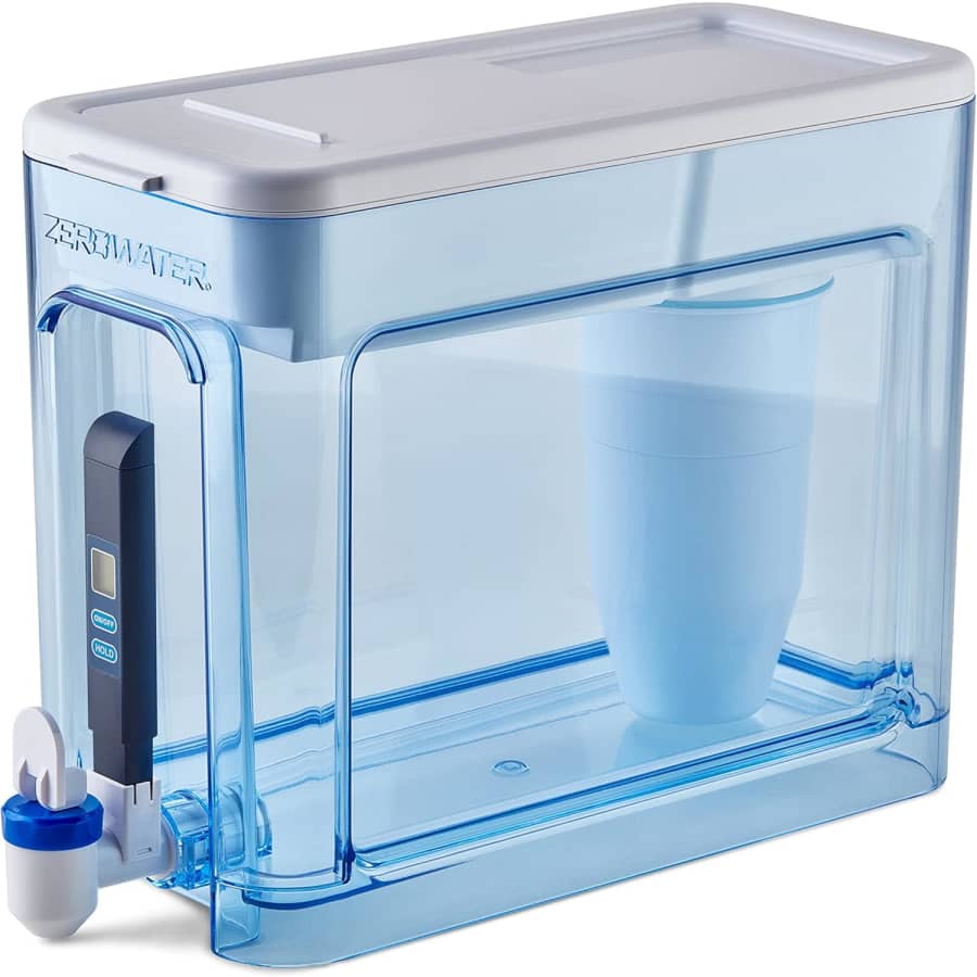 ZeroWater 32-Cup Ready-Read 5-Stage Water Filter Dispenser: $25