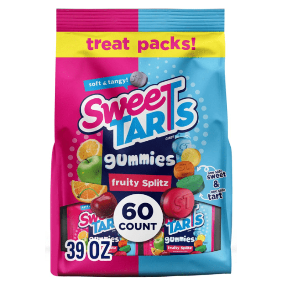 SweeTARTS 60-Count Gummies Fruity Splitz: $9.57 via Subscribe & Save