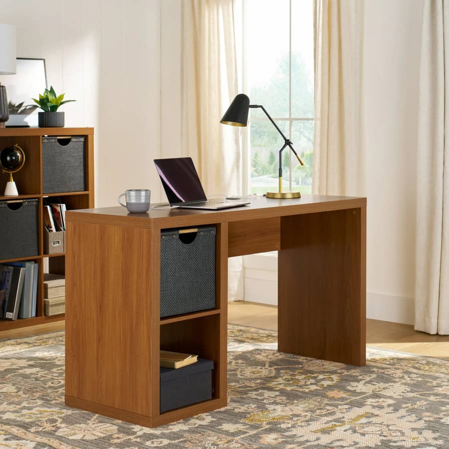 Better Homes & Gardens Cube Storage Office Desk: $48
