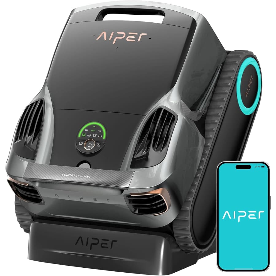 Aiper Scuba X1 Pro Cordless Robotic Pool Cleaner: $1,359.99 Aiper Scuba X1 Pro Cordless Robotic Pool Cleaner: $1,359.99