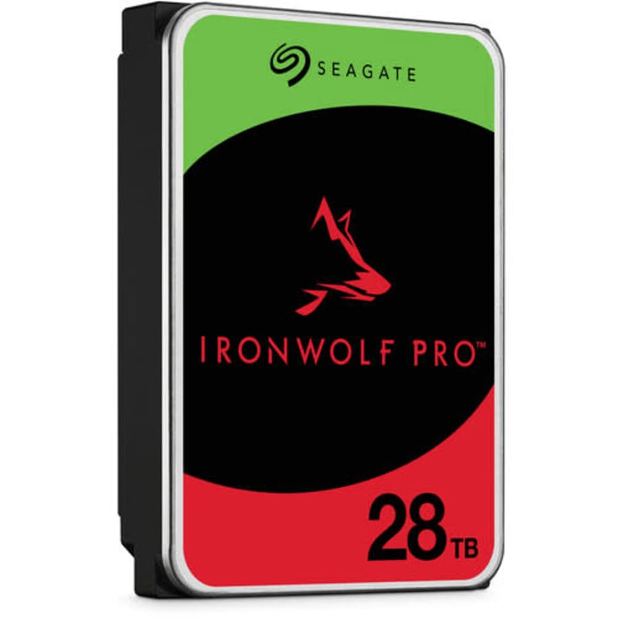Seagate IronWolf Pro 28TB SATA III 3.5" Internal NAS HDD: $480