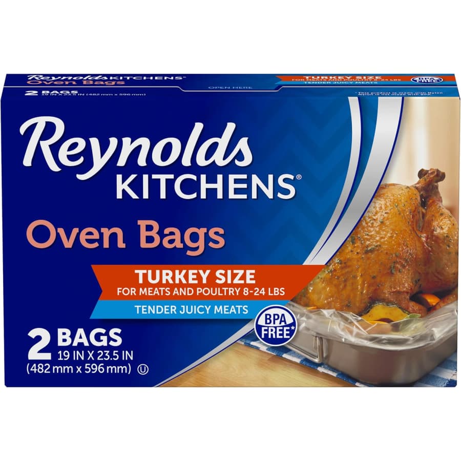 Reynolds Kitchens Turkey Size Oven Bags 2-Pack: $2.15 via Sub & Save Reynolds Kitchens Turkey Size Oven Bags 2-Pack: $2.15 via Sub & Save