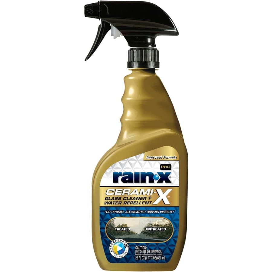 Rain-X Cerami-X Glass Cleaner + Water Repellent 32-oz. Bottle: $7.98 Rain-X Cerami-X Glass Cleaner + Water Repellent 32-oz. Bottle: $7.98