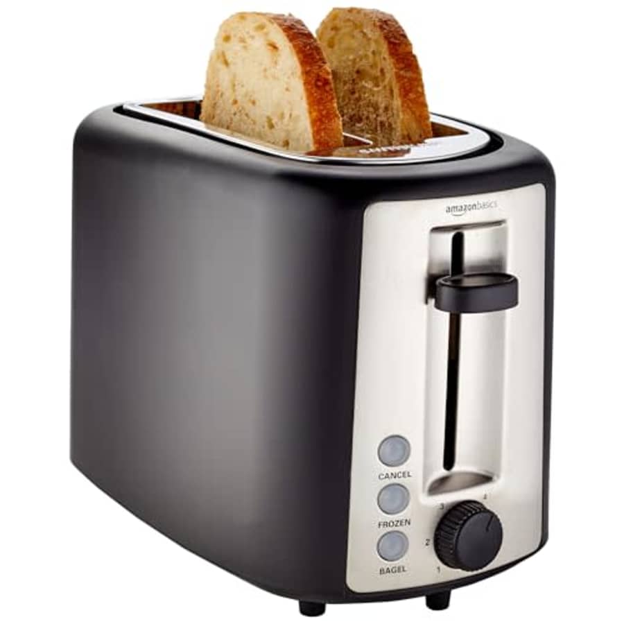 Amazon Basics 2 Slice Extra Wide Slot Toaster: $19.99