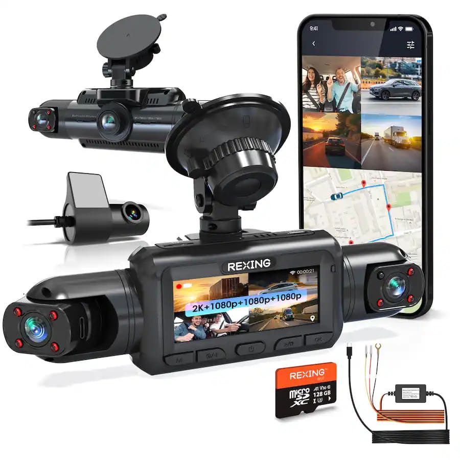 Rexing R4 Pro 4-Channel Dash Cam: $220