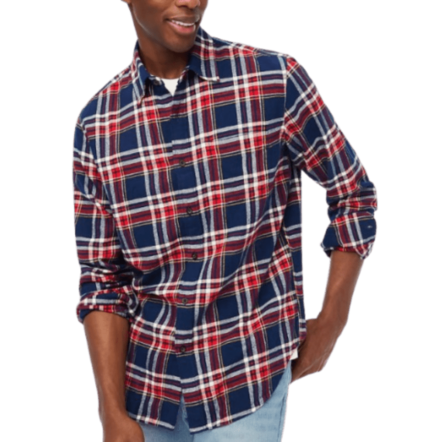J.Crew Factory Men's Classic Plaid Flannel Shirt: $17 J.Crew Factory Men's Classic Plaid Flannel Shirt: $17