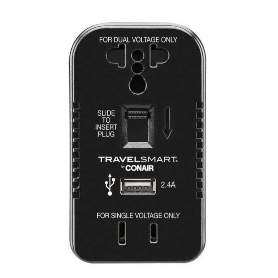 Travel Smart by Conair 2 Outlet Converter Set w/ USB Port: $14