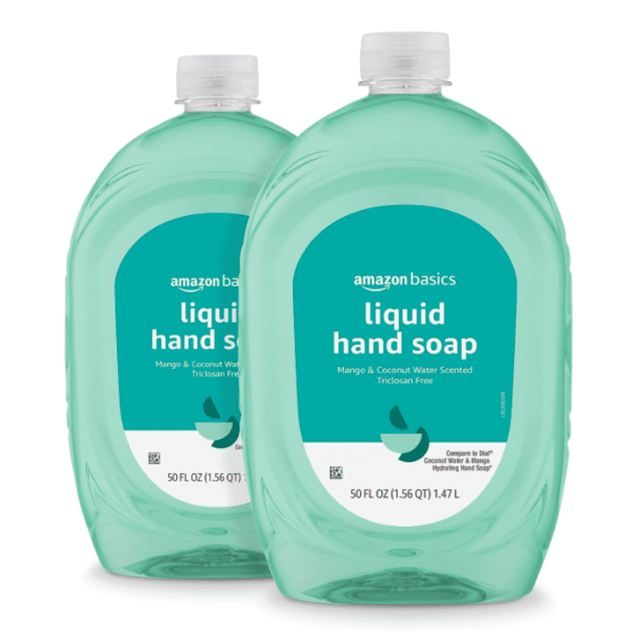 Amazon Basics 50-oz. Liquid Hand Soap Refill 2-Pack: $4.40 via Subscribe & Save