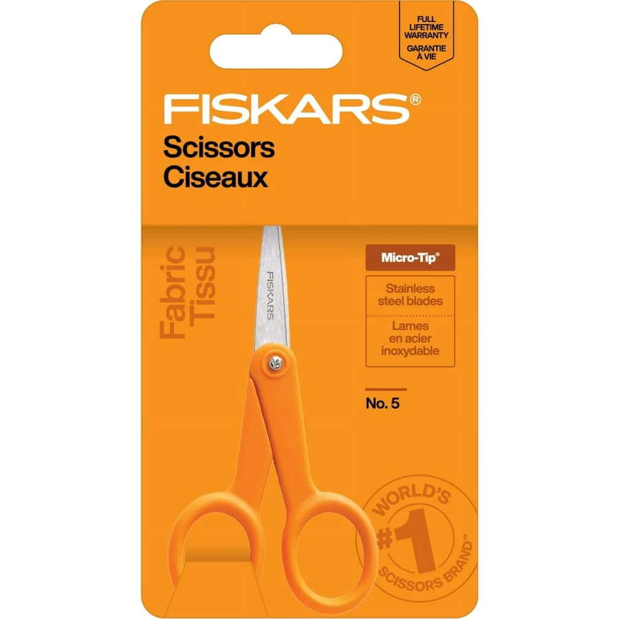 Fiskars 5" Micro-Tip Scissors: $9.87
