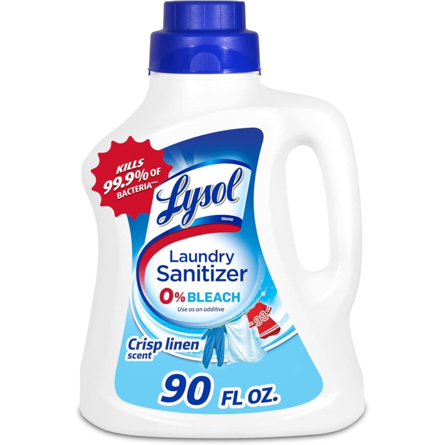 Lysol Crisp Linen Laundry Sanitizer 90-oz. Bottle: $9 via Sub. & Save Lysol Crisp Linen Laundry Sanitizer 90-oz. Bottle: $9 via Sub. & Save