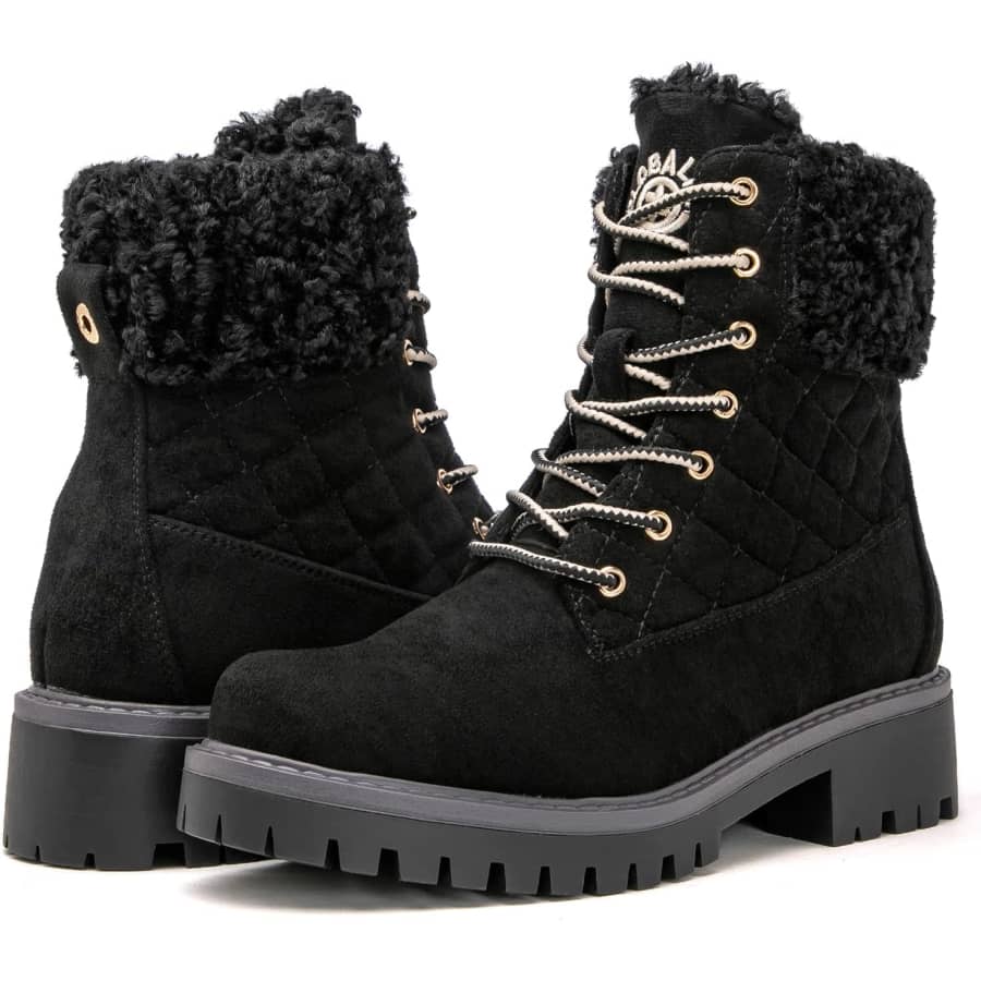 Globalwin Women's Black Ankle Combat Boots: $17.49 Globalwin Women's Black Ankle Combat Boots: $17.49