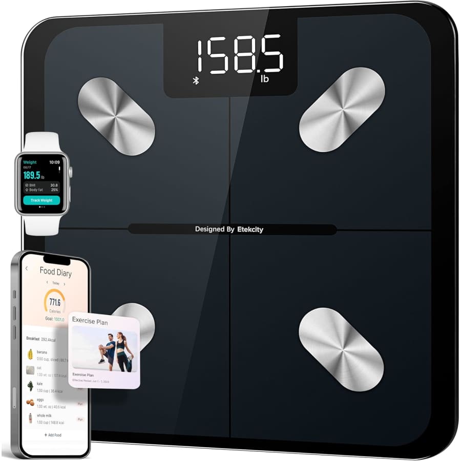 Etekcity Smart Fitness Scale: $22 Etekcity Smart Fitness Scale: $22