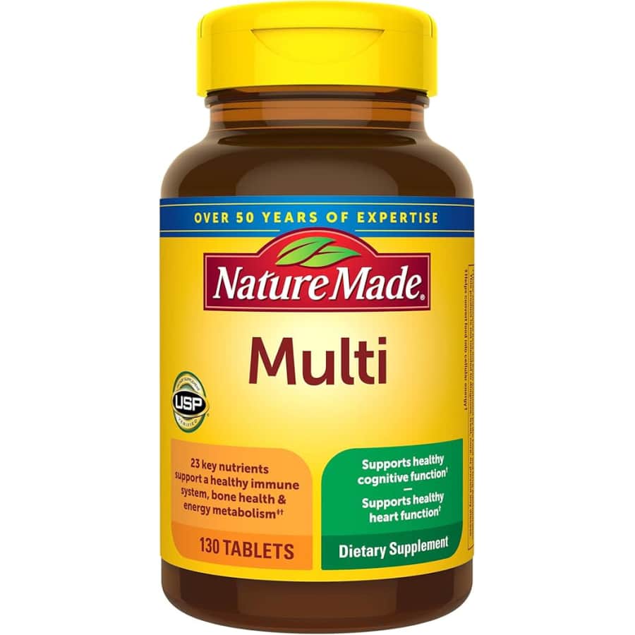 Nature Made Multivitamin 130 Count: $10 w/ subscribe and save Nature Made Multivitamin 130 Count: $10 w/ subscribe and save